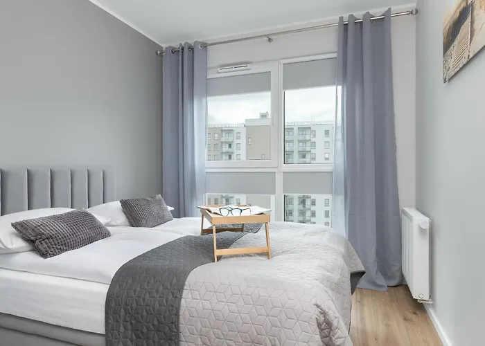 Nowa Letnica Comfortable Apartments With Balcony & Parking Gdansk By Noclegi Renters