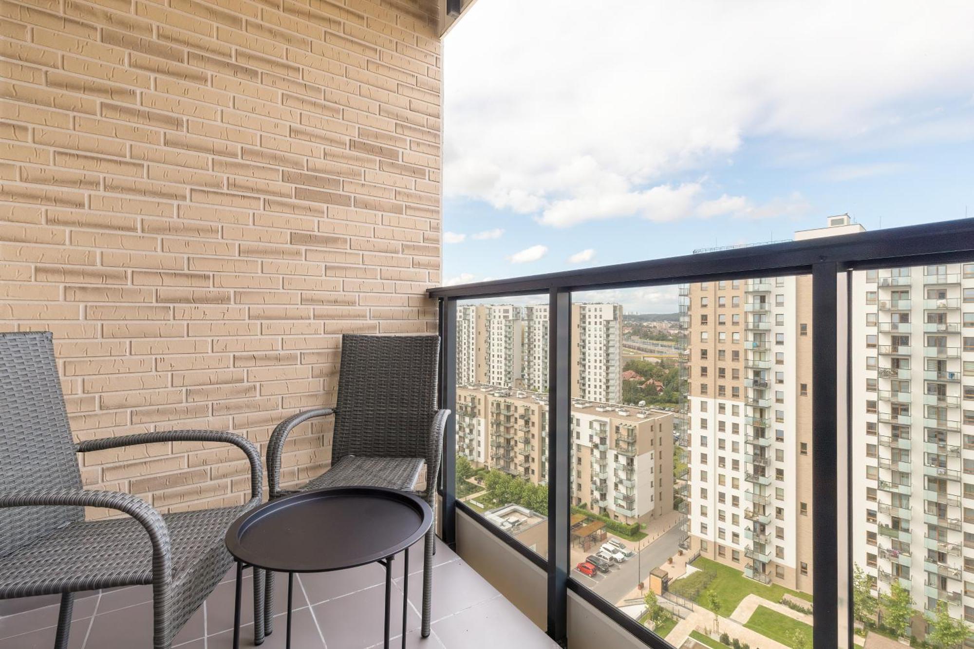 Nowa Letnica Comfortable With Balcony & Parking By Renters * Gdansk