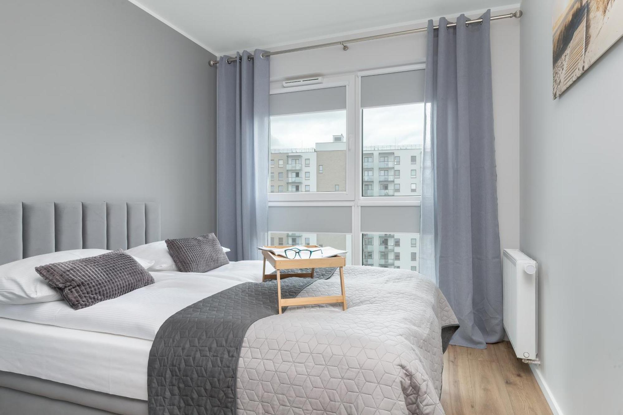 Nowa Letnica Comfortable With Balcony & Parking By Renters * Gdansk